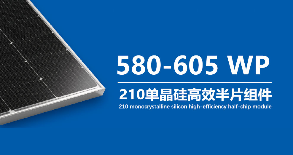 580-605WP（210单晶硅高效半片组件）